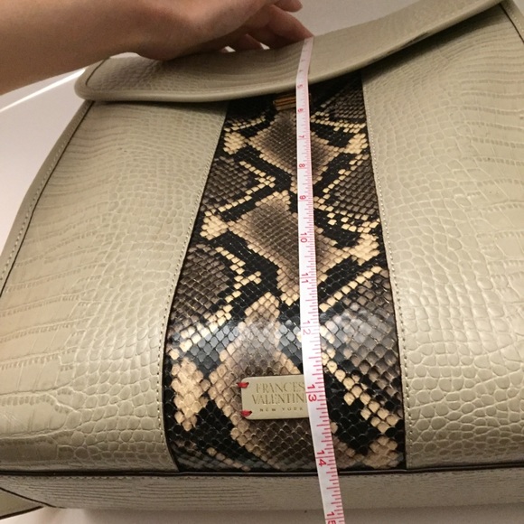 Frances Valentine Trey Croc Oyster Backpack bag purse main image 13